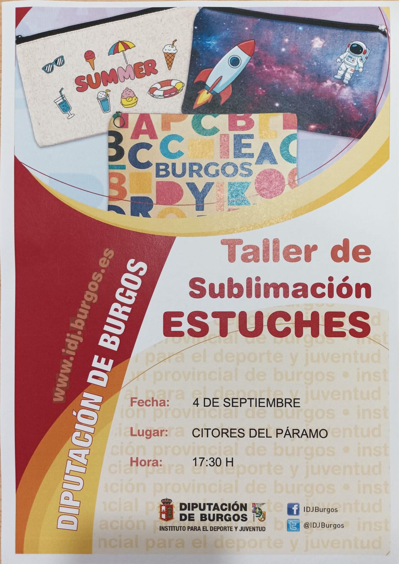 Taller de sublimación de estuches